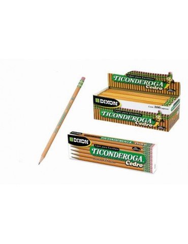 LAPIZ DIXON TICONDEROGA  2 C/100PZ 24132     X/20