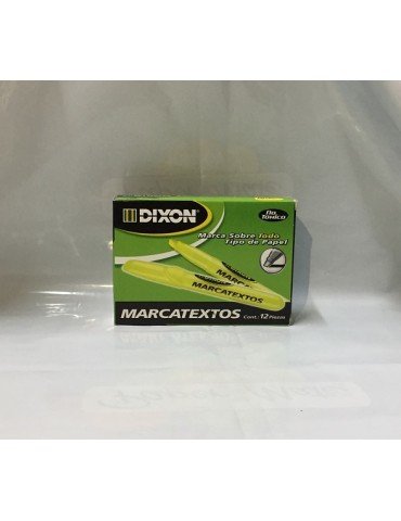 MARCATEXTO DIXON T/PLUMA AMARILLO C/12PZ 37274     X/12