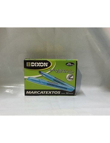 MARCATEXTO DIXON T/PLUMA AZUL C/12PZ 37275     X/12