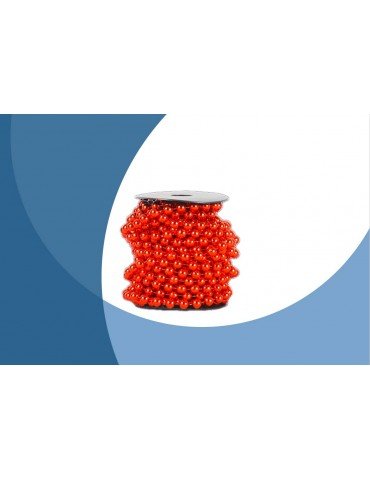 PERLAS MET. SEDERIA EN ROLLO ROJO 9.14MTS 8