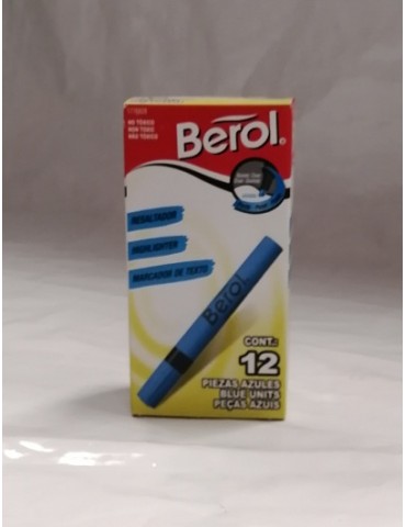 MARCATEXTO BEROL AZUL C/12PZ 1776828    X/48