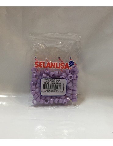 BOLITA PLASTICO 2 SEDERIA T/DONA LILA 059 C/100PZ