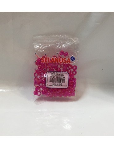 BOLITA PLASTICO 2 SEDERIA T/DONA FIUSHA 030 C/100PZ