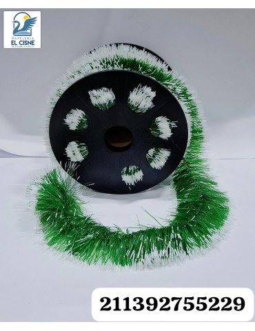 ESCARCHA BRIDGECO A600 VERDE NEVADO 20MT X 11CM       X/24