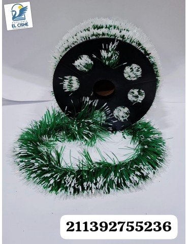 ESCARCHA BRIDGECO A600 VERDE NEVADO 20MT X 13CM       X/24