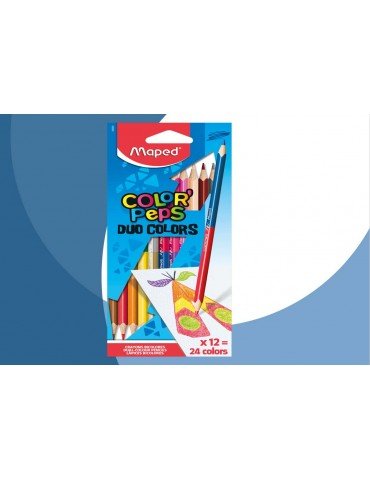 COLORES MAPED COLORPEPS DUO C/12PZ 829600ZV