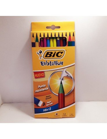 COLORES BIC EVOLUTION CONTE C/12PZ 511153    X/24 O X/72