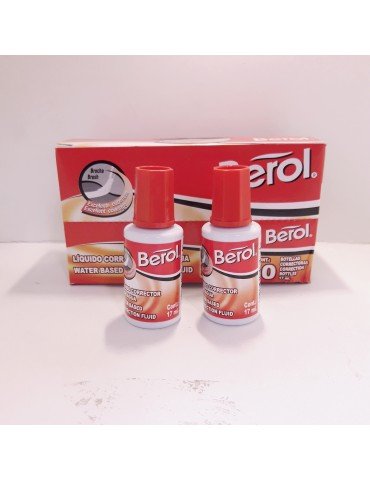 CORRECTOR LIQUIDO BEROL C/10PZ 1791204    X/12