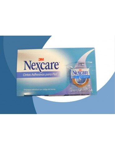 CINTA ADHESIVA 3M NEXCARE PIEL 1.25CM X 5M C/24PZ     X/10