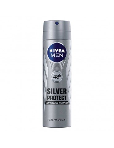 DESOD. NIVEA AEROSOL SILVER PROTECT 150ML     X/12