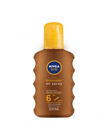 BRONCEADOR NIVEA SUN 6FPS SPRAY 200ML     X/12