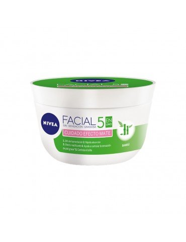 CREMA NIVEA FACIAL 5-1 EFECTO MATE 200ML     X/12