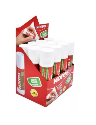 LAPIZ ADH. KORES 20GRS C/12PZ      X/24