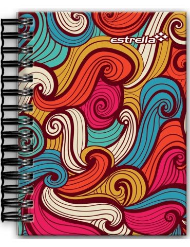 CUADERNO ESTRELLA 1/8 MINIBOOK PASTA DURA 80HJS   X/60