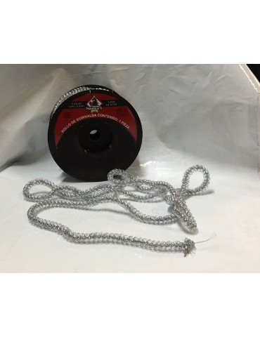 CORDEL JANEL METAL DOBLE  15 PLATA 20 MTS      X/24