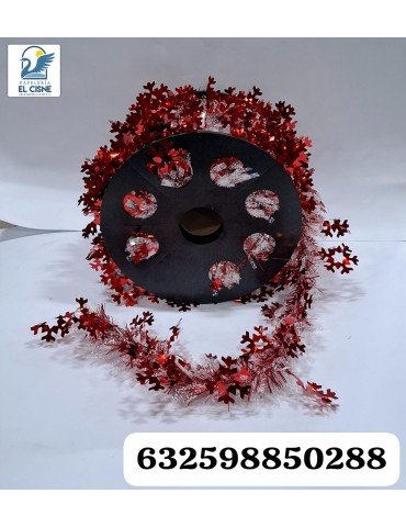 ESCARCHA BRIDGECO A2482 ROJO 20MT X 9CM       X/24
