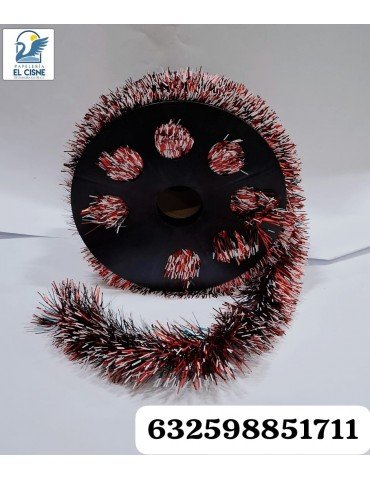 ESCARCHA BRIDGECO A2493 ROJO 20MT X 9CM       X/24