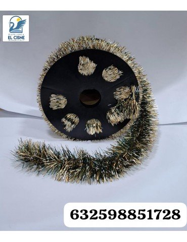 ESCARCHA BRIDGECO A2493 ORO CLARO 20MT X 9CM       X/24