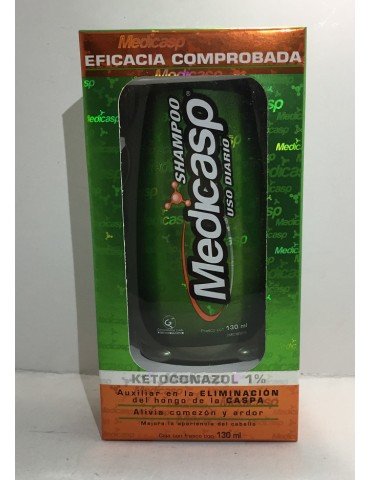 SHAMPOO MEDICAPS PARA LA CASPA 130ML     X/10