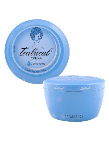CREMA TEATRICAL AZUL 400GRS LANOLINA      X/6