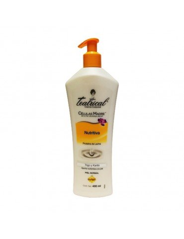 CREMA TEATRICAL CELULAS MADRE NUTRITIVA 400ML     X/12