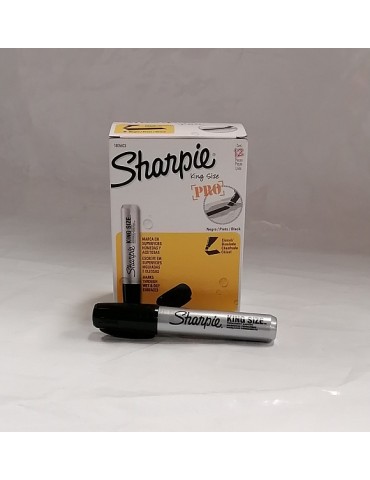 MARCADOR SHARPIE KING SIZE PRO NEGRO C/12PZ 1805603    X/12