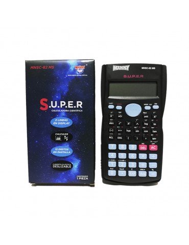 CALCULADORA MANNY CIENTIFICA MNSC82MS     X/100