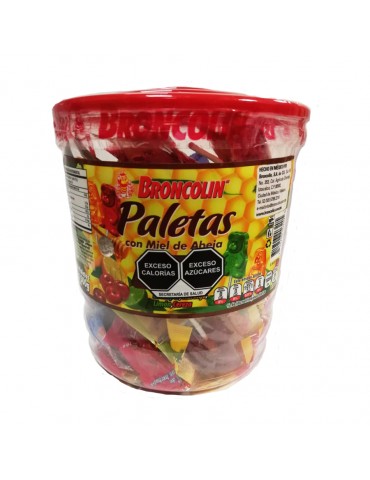 PALETAS BRONCOLIN MIXTA BOTE C/50PZ     X/12