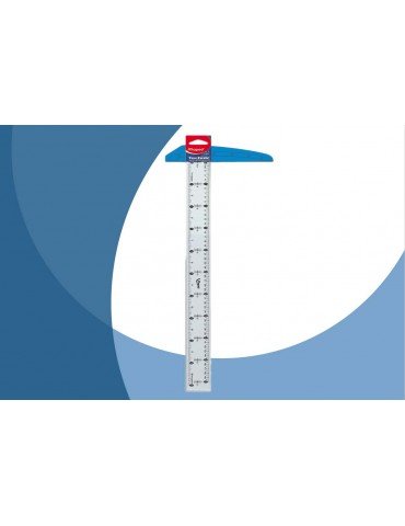 REGLA MAPED T ACRILICO 60CM 509052      X/6