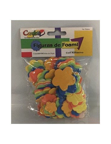 FIGURAS ADH.FOAMI CONFETTI FLORES 20GRS BOLSAS 1005