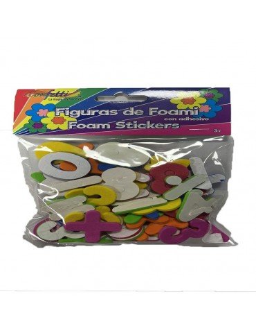 FIGURAS ADH.FOAMI CONFETTI NUMEROS 20GRS 1017