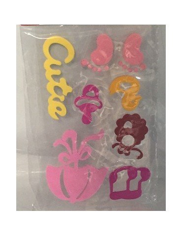 FIGURAS ADH.FOAMI CONFETTI MI BEBE 20GRS BOLSAS 2017