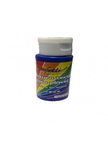 PINTURA TEXTIL SUAVE CONFETTI AZUL REY 126 PZ