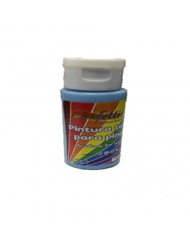 PINTURA TEXTIL SUAVE CONFETTI AZUL CIELO 128 PZ