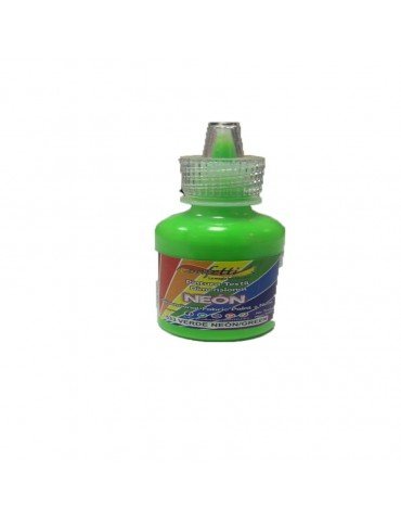 PINTURA TEXTIL DIMENSIONAL CONFETTI VERDE FLUOR 533