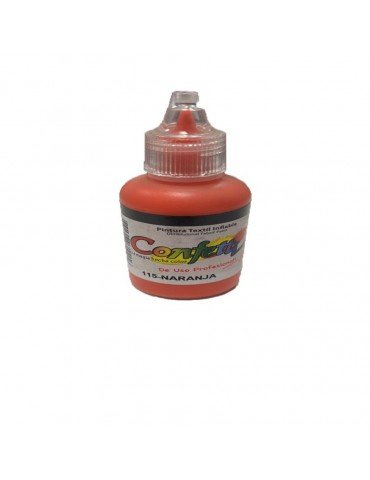 PINTURA TEXTIL 115 NARANJA BRILLANTE