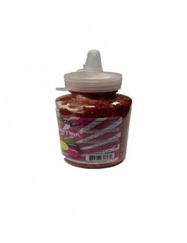 PEGADIAMANTINA CONFETTI ORO/ROJO 60ML 823