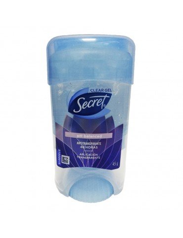 DESOD.SECRET BARRA GEL PH BALANCED 45GRS      X/12