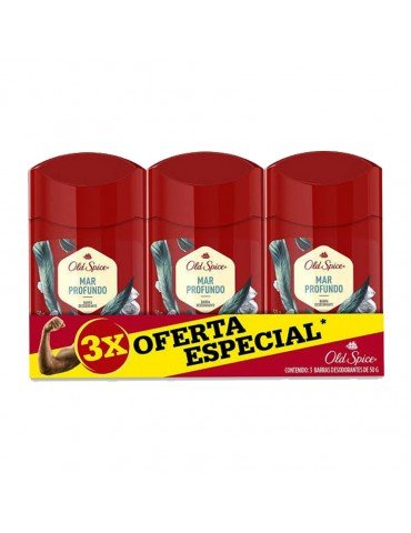 DESOD.OLD SPICE BARRA MAR PROFUNDO C/3PZ      X/4