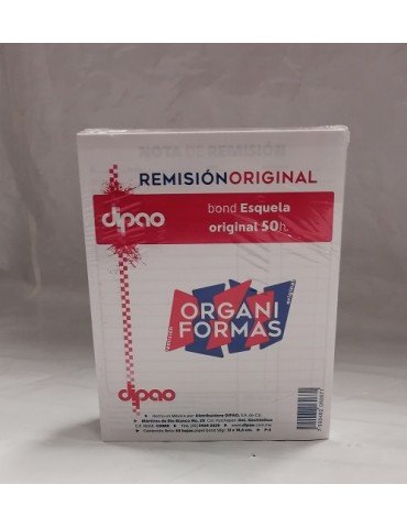 BLOCK REMISION DIPAO ESQUELA MAX ORIGINAL F-7 X/150