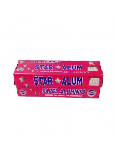 ALUMINIO STAR-ALUM M-400 ROJO 400MTS     X/6
