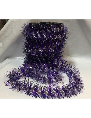 ESCARCHA NAVIPLASTIC 5267-26 MORADA/PLATA 20MTS       X/12
