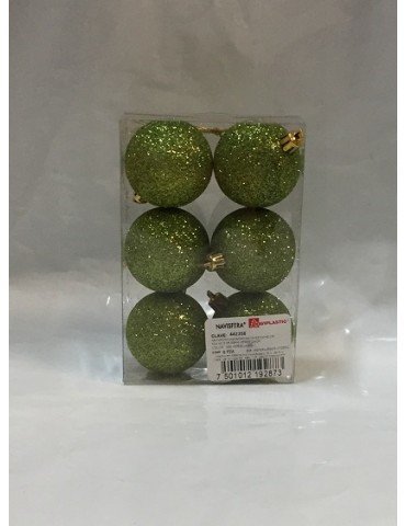 ESFERA NAVIPLASTIC DIAMANTADA V.LIMON C/6P 4423-58      X/72