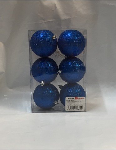 ESFERA NAVIPLASTIC DIAMANTADA AZUL C/6P 4426-06      X/60