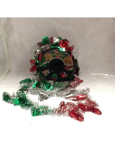 ESCARCHA NAVIPLASTIC 532021-12  TRICOLOR VIRGEN  20MTS      X/12