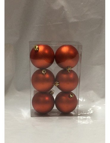 ESFERA NAVIPLASTIC MATIZADA NARANJA C/6PZ 4414-27      X/72