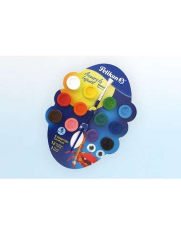 ACUARELA PELIKAN INFANTIL C/12PZ         X/70