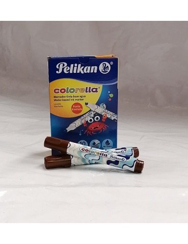 MARCADOR PELIKAN COLORELLA CAFE CLARO C/10      X/48