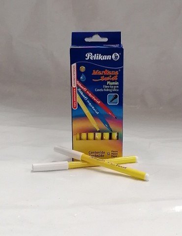 PLUMONES PELIKAN MARKANA TWIST AMARILLO C/12     X/100