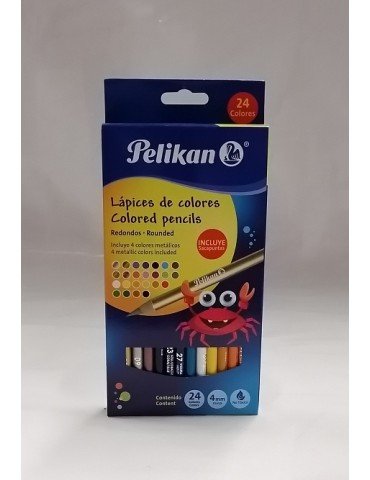 COLORES PELIKAN REDONDO C/24PZ     X/20